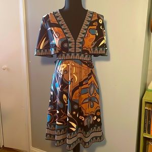 BCBGMaxazria flowy funky dress